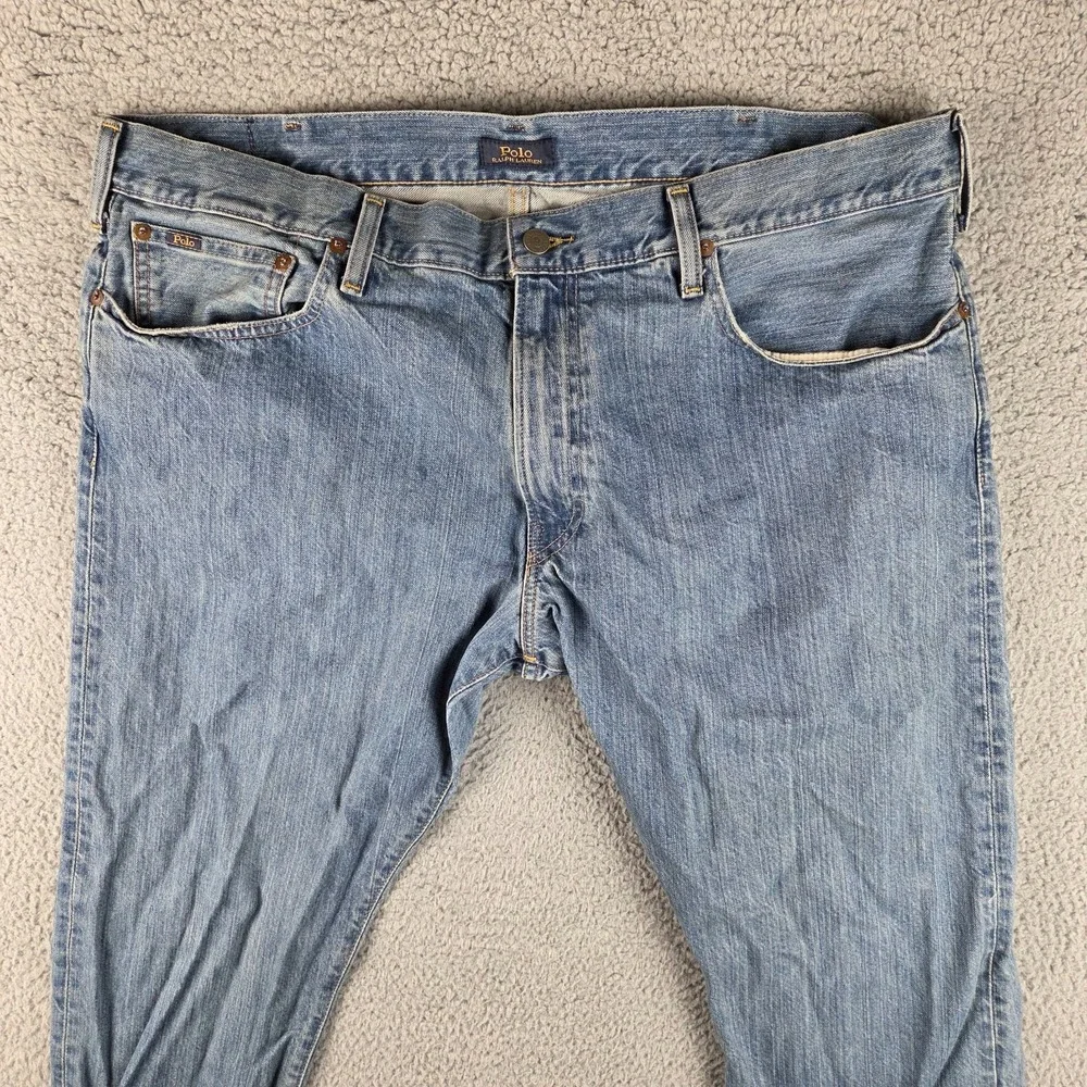 Polo by Ralph Lauren Hampton Jeans Denim Mens 40x30‎ Blue Relaxed Straight